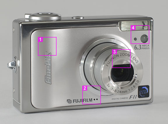 Fujifilm FinePix F11 - front view