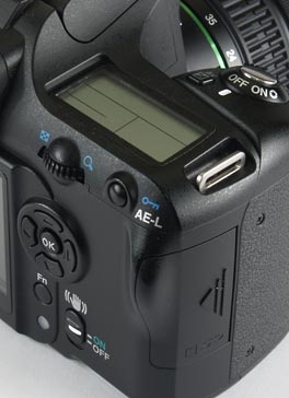 Pentax K100D - controls