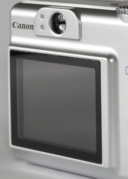 Canon PowerShot A550 - monitor