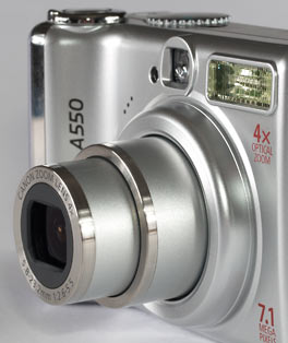 Canon PowerShot A550 - lens