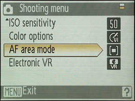 Nikon Coolpix S7c - shooting menu 2