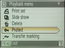 Nikon Coolpix S7c - playback menu