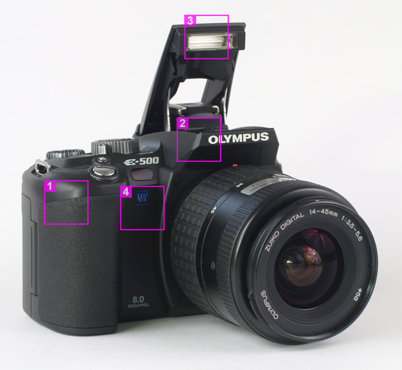 Olympus E-500 main view