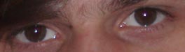Olympus mju 750 - red eyes