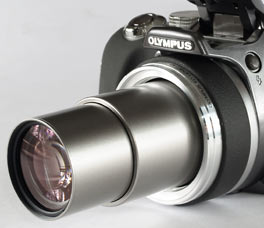 Olympus SP-550UZ - lens