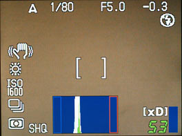 Olympus SP-550UZ - screenshot