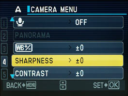 Olympus SP-550UZ - screenshot