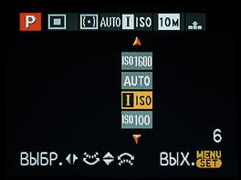 Panasonic Lumix DMC-FZ50 - on-screen menu