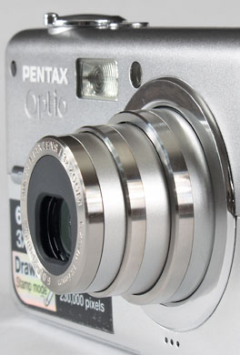 Pentax Optio T10 - lens