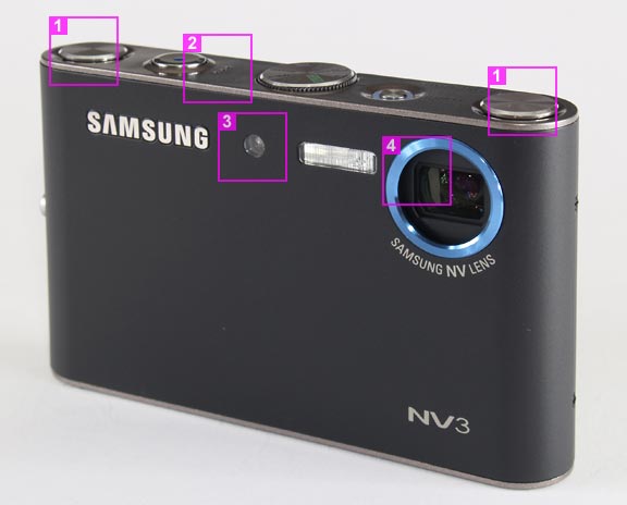 Samsung NV3 - front view