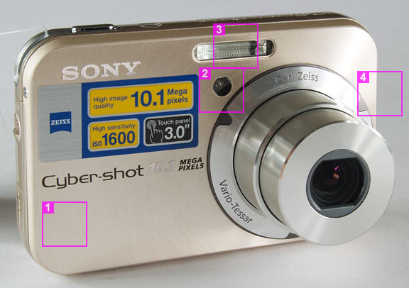 Sony Cyber-shot DSC-N2 - front view