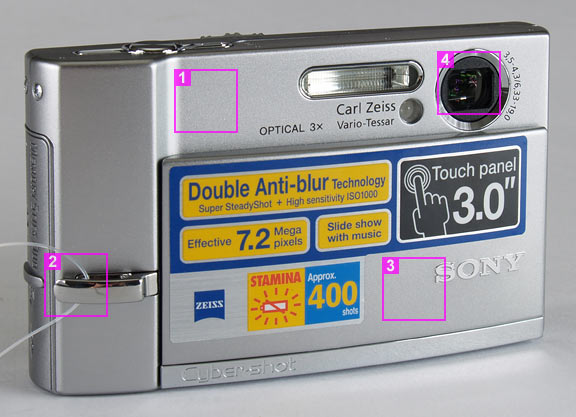      Sony Cyber-shot Dsc-t50 -  2
