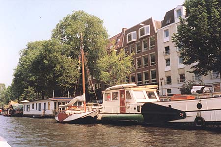 Амстердам. Плавучие дома