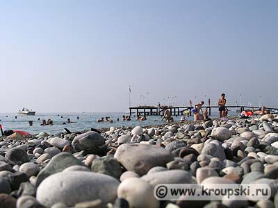 Пляж в Кирише (Кемер)
